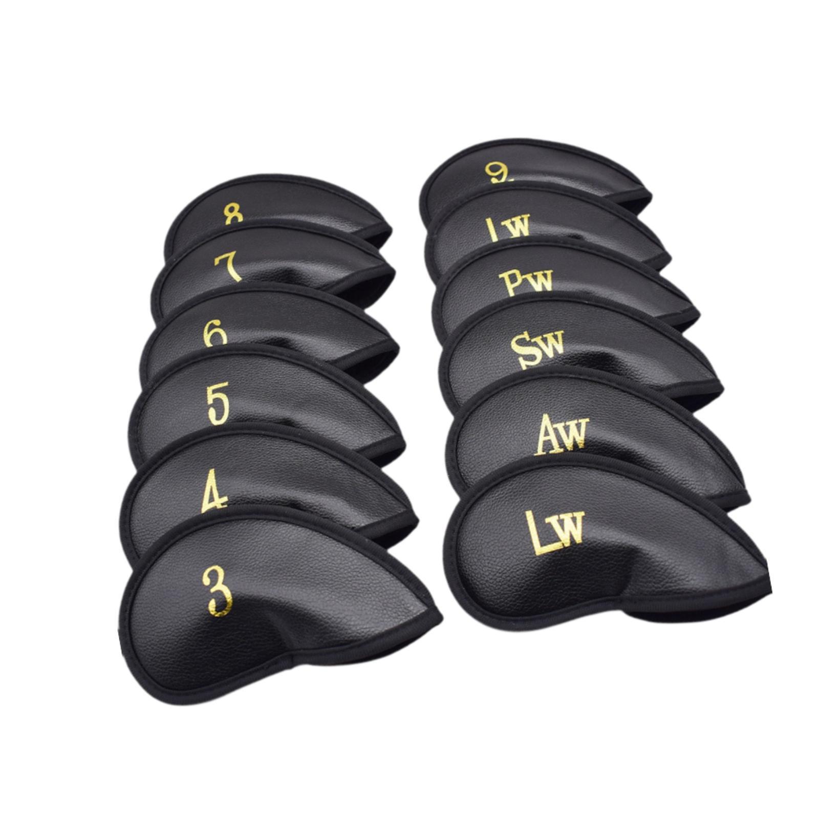 Golf Club Iron Set - Zestaw 12 pokrowców na główki kijów