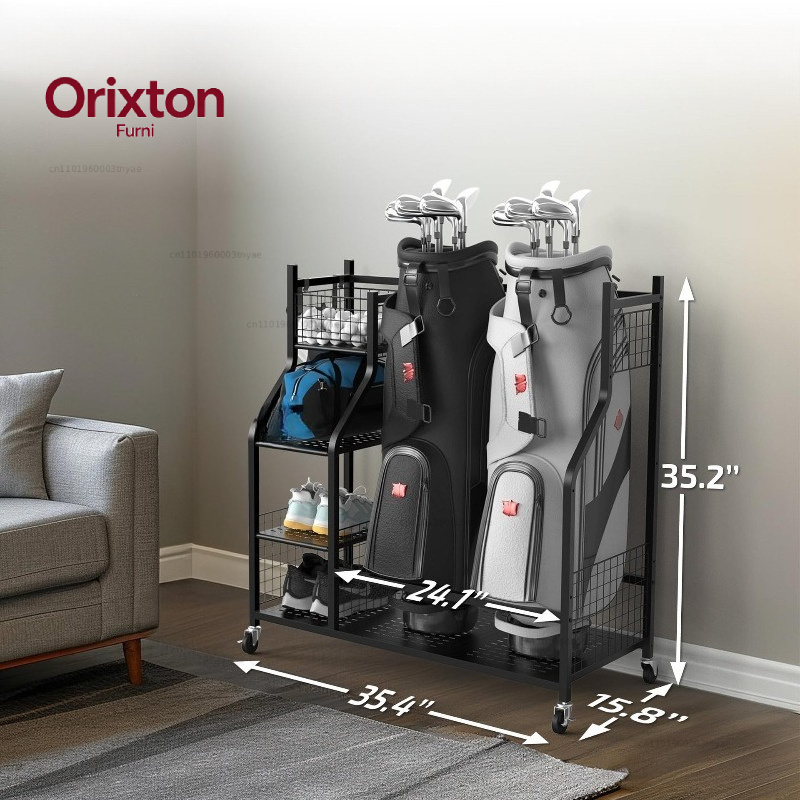 Stojak na torby golfowe, stoja – Golf Equipment Garage Storage recenzja i cena