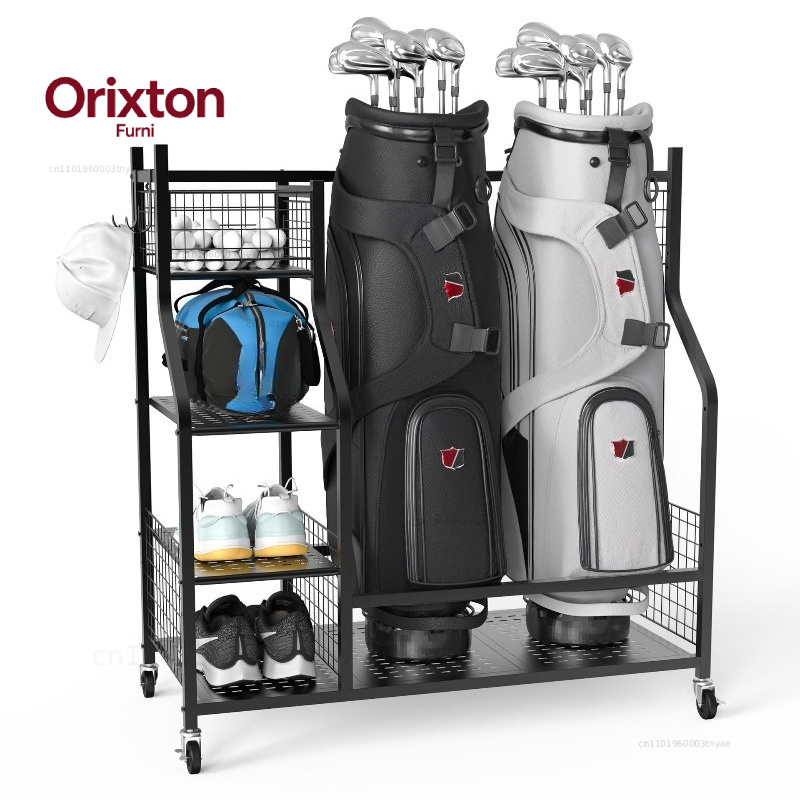Stojak na torby golfowe, stoja – Golf Equipment Garage Storage recenzja i cena