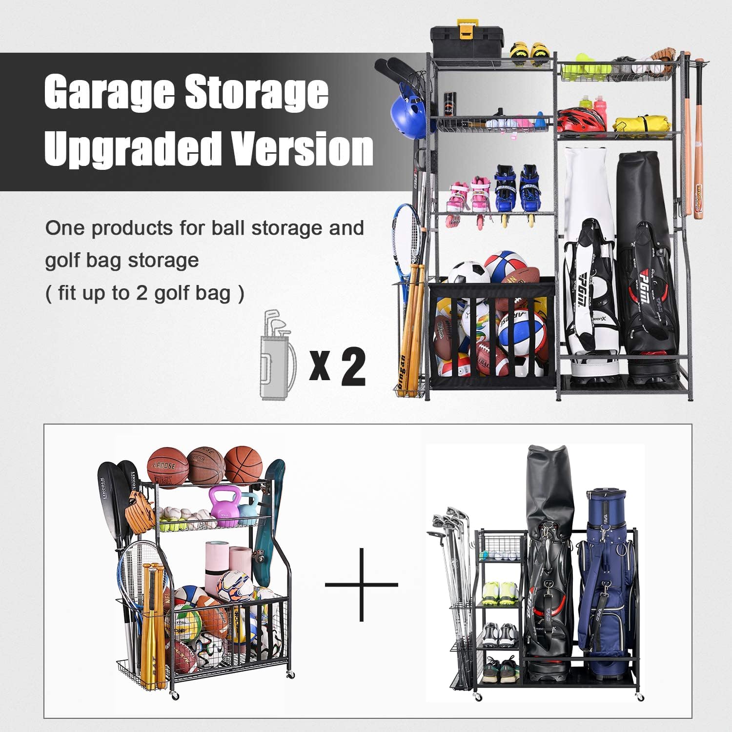 Stojak do przechowywania sprzę – Golf Equipment Garage Storage recenzja i cena