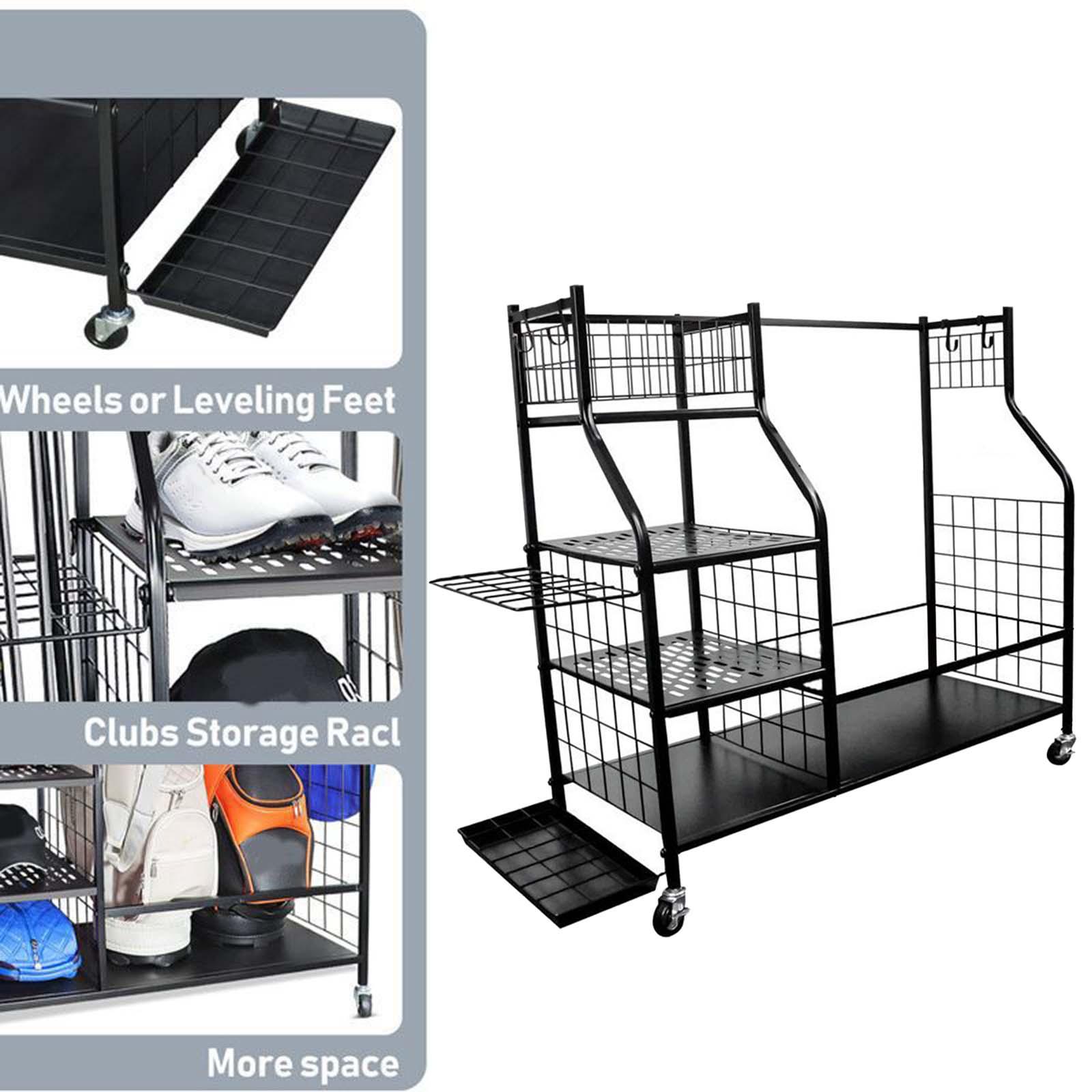 Stojak na torby golfowe, wytrz – Golf Equipment Garage Storage recenzja i cena
