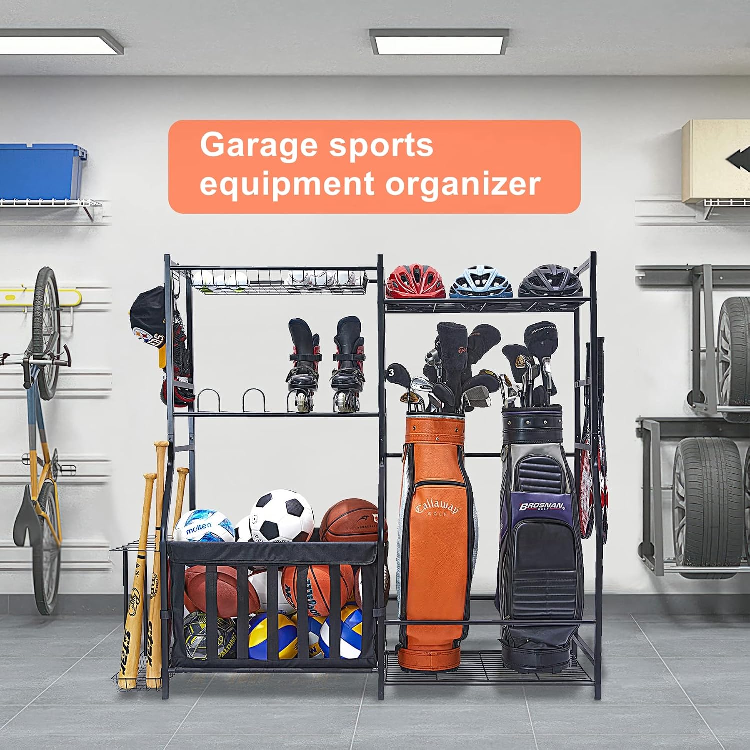 Stojak do przechowywania sprzę – Golf Equipment Garage Storage recenzja i cena