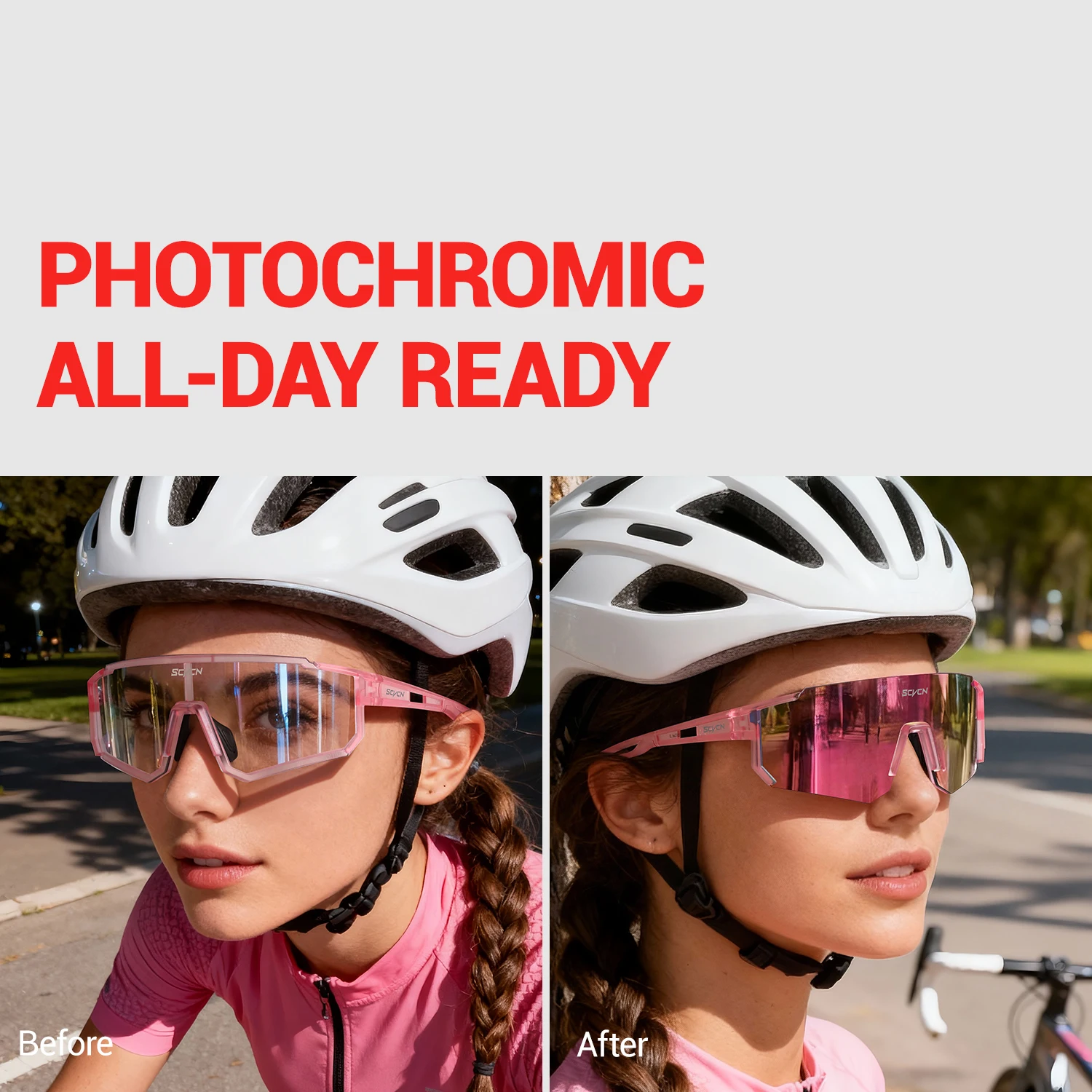 Okulary rowerowe damskie SCVCN – Golf Equipment Photos recenzja i cena