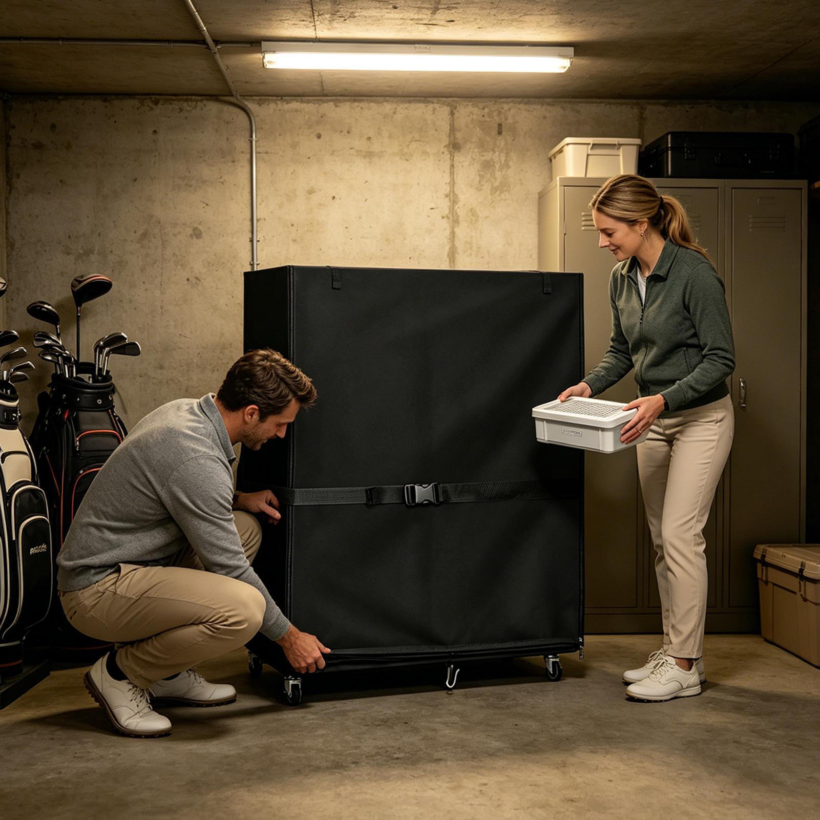 Pokrowiec na stojak na torby g – Golf Equipment Garage Storage recenzja i cena